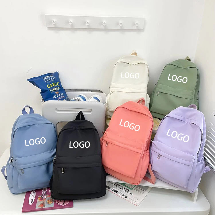 Polyester Woven Multi-Pocket College Backpack