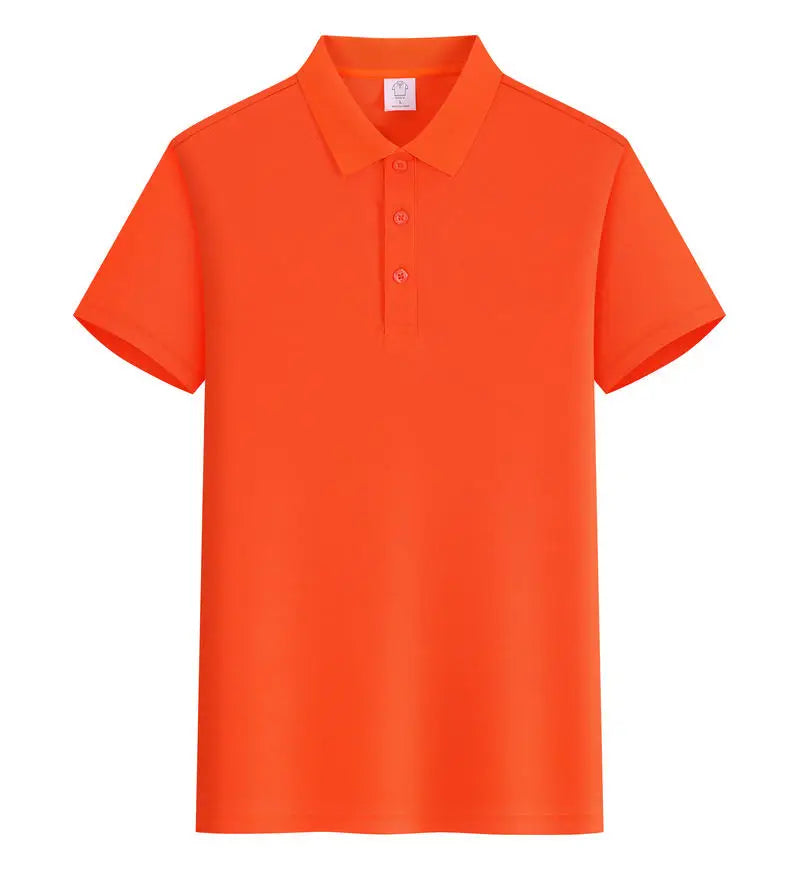 Polyester Knit Custom Printed Polo Shirt with Embroidery logo Business