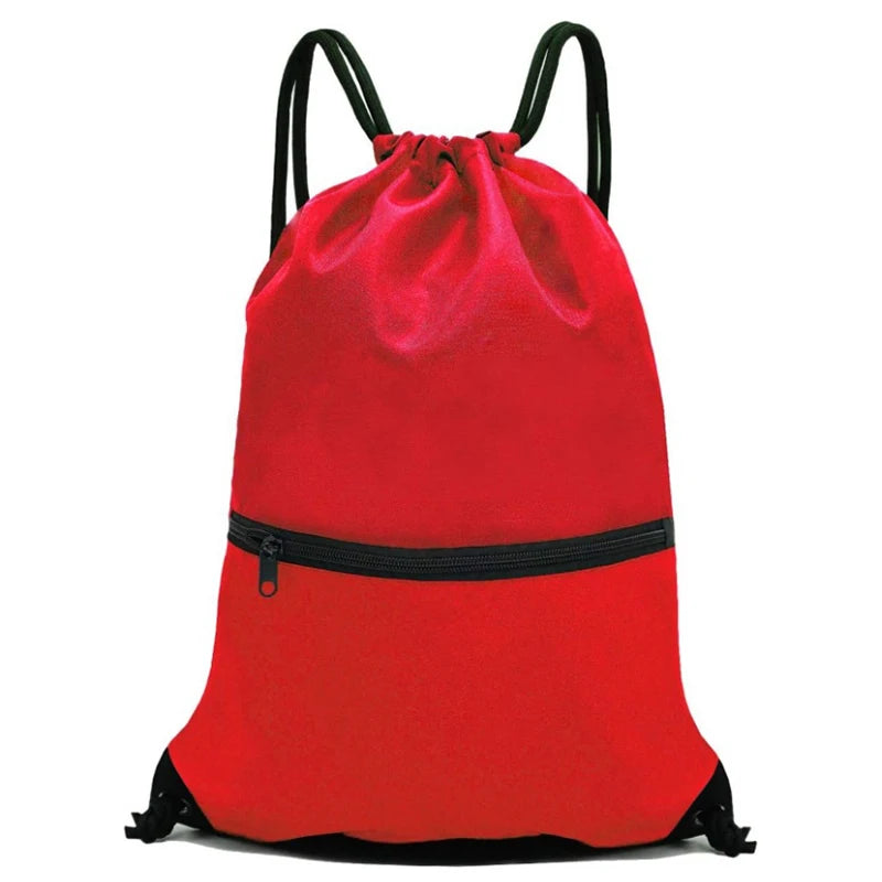 Polyester Custom Printed Drawstring Backpack Bag