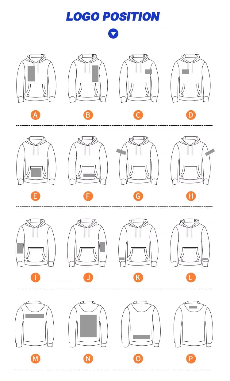 Custom 500gsm Cotton Bamboo Pullover Hoodie Puff Print Embroidery
