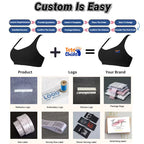 Nylon Spandex Interlock Knit Four-Way Stretch 5-Piece Fitness Workout Set