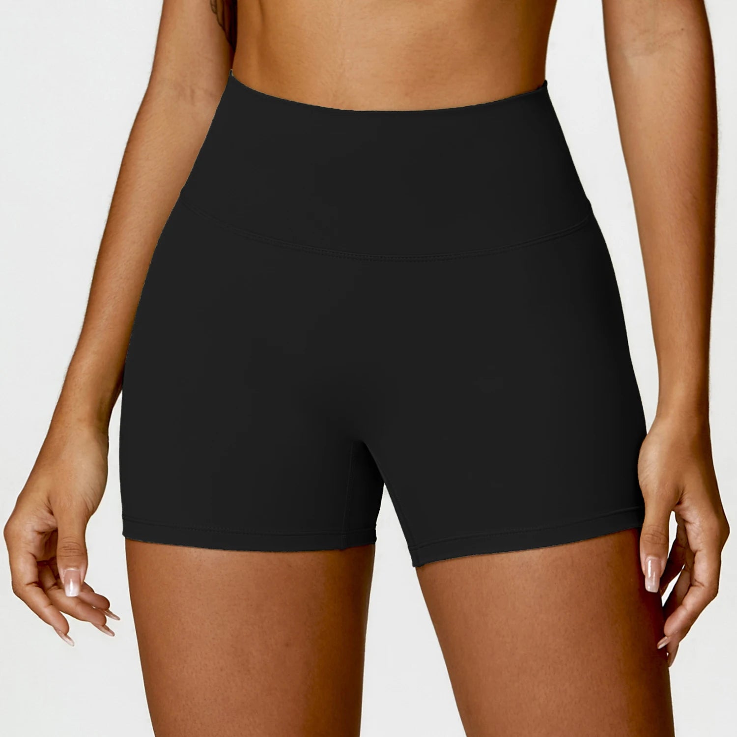 Nylon Spandex Seamless Knitted Scrunch Leggings Sports Outfit