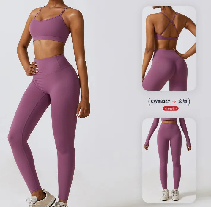 Nylon Spandex Double Knit Longline Sports Bra