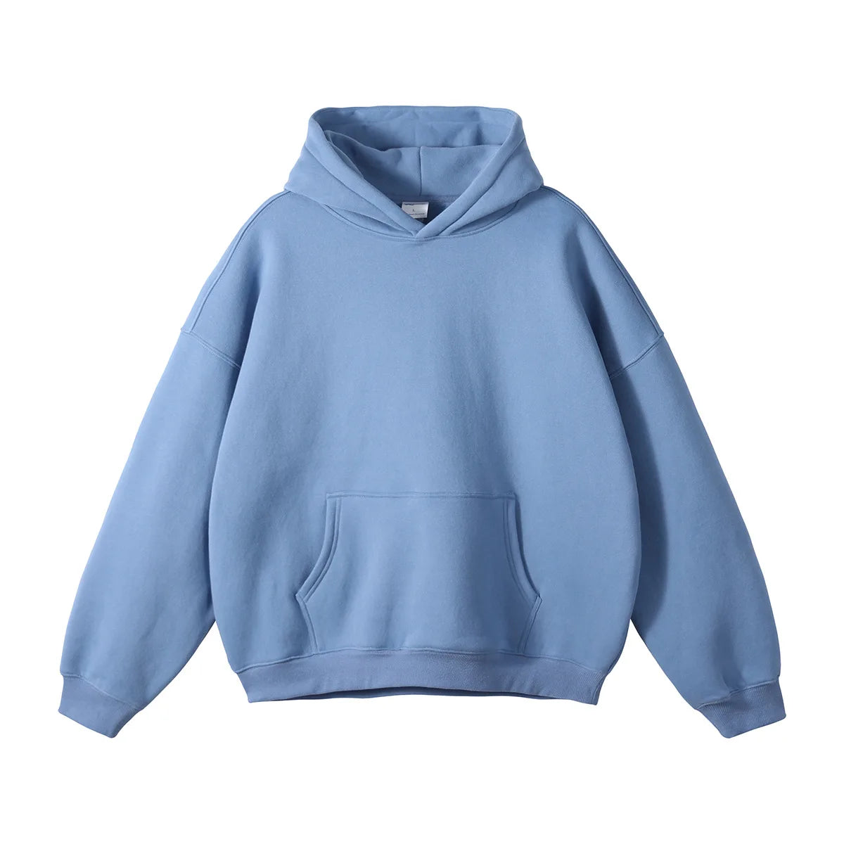 350gsm Polyester Cotton Screen Printing Drop Shoulder Pullover | Wholesale Custom Hoodies