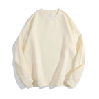 300Gsm Cotton Fabric Custom Embroidery Pullover | Wholesale Oversized Crew Neck Sweatshirts