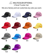 100% Polyester Mesh 3D Embroidery Sports Cap | OEM Custom Trucker Hat with Logo
