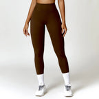 Nylon Spandex Blend Seamless Knit Workout Set