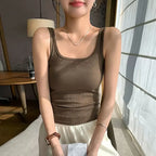 Customized Embroidery Silk Screen Print Breathable Gym Tank Spandex Cotton Knitted Customized Print High Vest Top