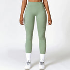 Nylon Spandex Interlock Knit Long Sleeve Workout Top