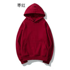 Heavyweight Cotton Brushed Knit Pullover Hoodie
