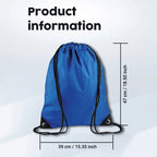 Nylon Sublimation Waterproof Drawstring Bag