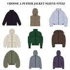 Custom Logo Windproof Heavyweight Men Winter Puffer Jacket Outerwear