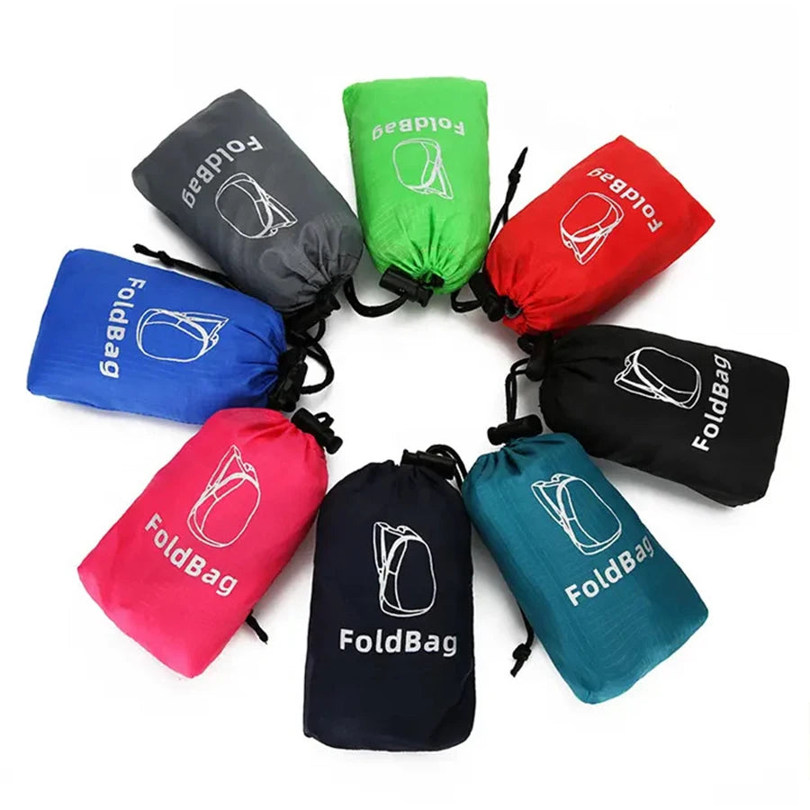 Polyester Fabric Foldable Design Drawstring Bag