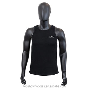 Polyester Cotton Waffle Knit Muscle Singlet | OEM Men Tank Top