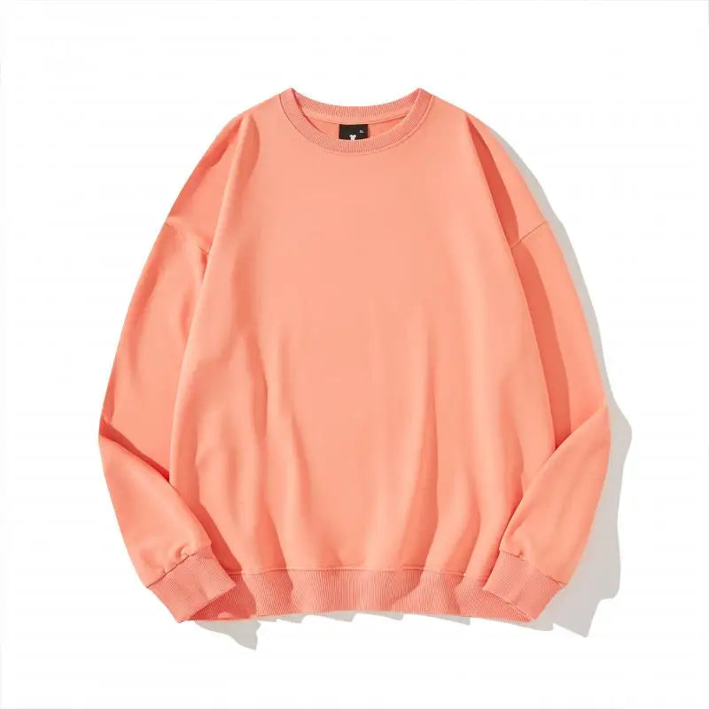 240g 100% Polyester Heat Transfer Logo Sweatshirts Regular Fit Crewneck Pullover