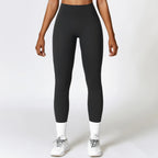 Nylon Spandex Interlock Knit Long Sleeve Workout Top