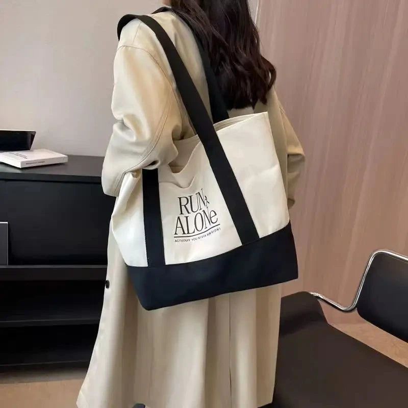 Recycle Organic Cotton Canvas Screen Printed Tote Bag