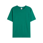 Oem Service Custom 190 Gram Cotton Blank Neck OEM Apparel Shirt Women Summer Breathable Blank Custom T-shirts