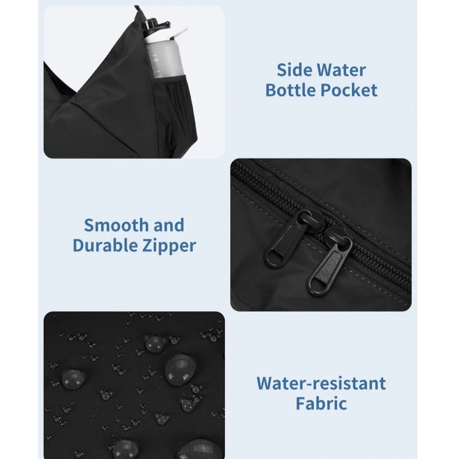 Nylon High-Density Woven Hobo Gym Bag