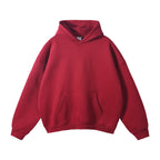 350gsm Polyester Cotton Screen Printing Drop Shoulder Pullover | Wholesale Custom Hoodies