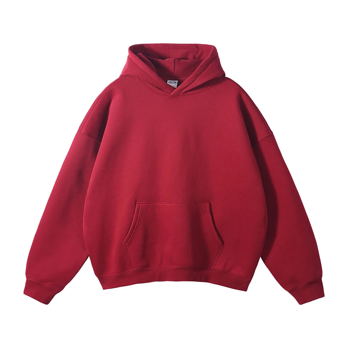 350gsm Polyester Cotton Screen Printing Drop Shoulder Pullover | Wholesale Custom Hoodies