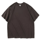 350gsm Sense Heavy Cotton Embossed T Shirts with Custom Embossing Logo for Men
