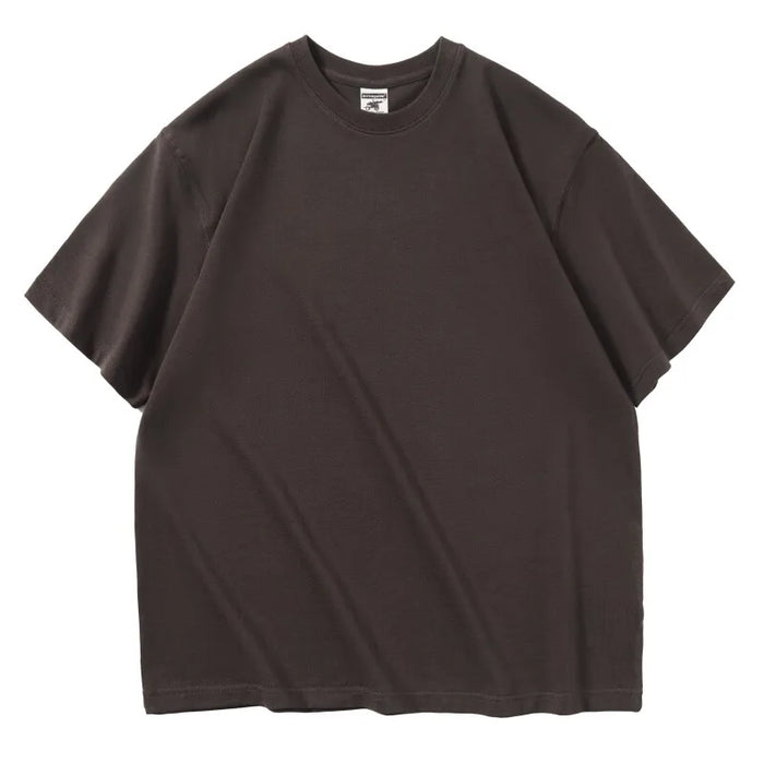 350gsm Sense Heavy Cotton Embossed T Shirts with Custom Embossing Logo for Men