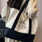 Recycle Organic Cotton Canvas Screen Printed Tote Bag