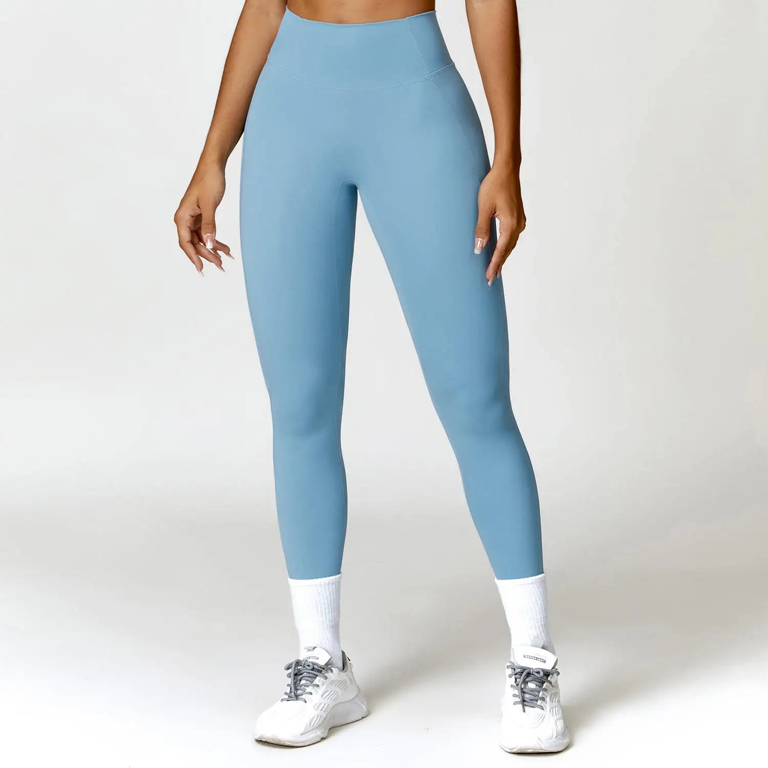 Nylon Spandex Blend Seamless Knit Workout Set