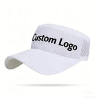 Cotton Mesh Sun Visor Hat with Wind Bug Deflectors Custom Logo Wholesale