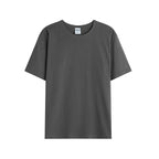 Oem Service Custom 190 Gram Cotton Blank Neck OEM Apparel Shirt Women Summer Breathable Blank Custom T-shirts
