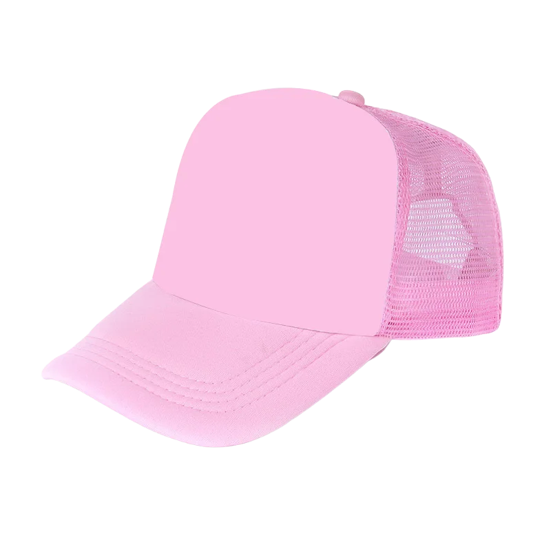100 Polyester Oxford Five Panel Sublimation Blank Foam Trucker Hat | Wholesale Plain Mesh Caps