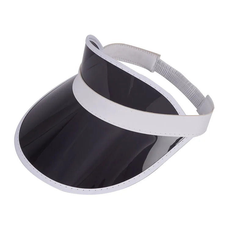 0.6mm-1.0mm PVC Silk Screen Printing Sport Visor | Promotional Plastic Protection Events Hat