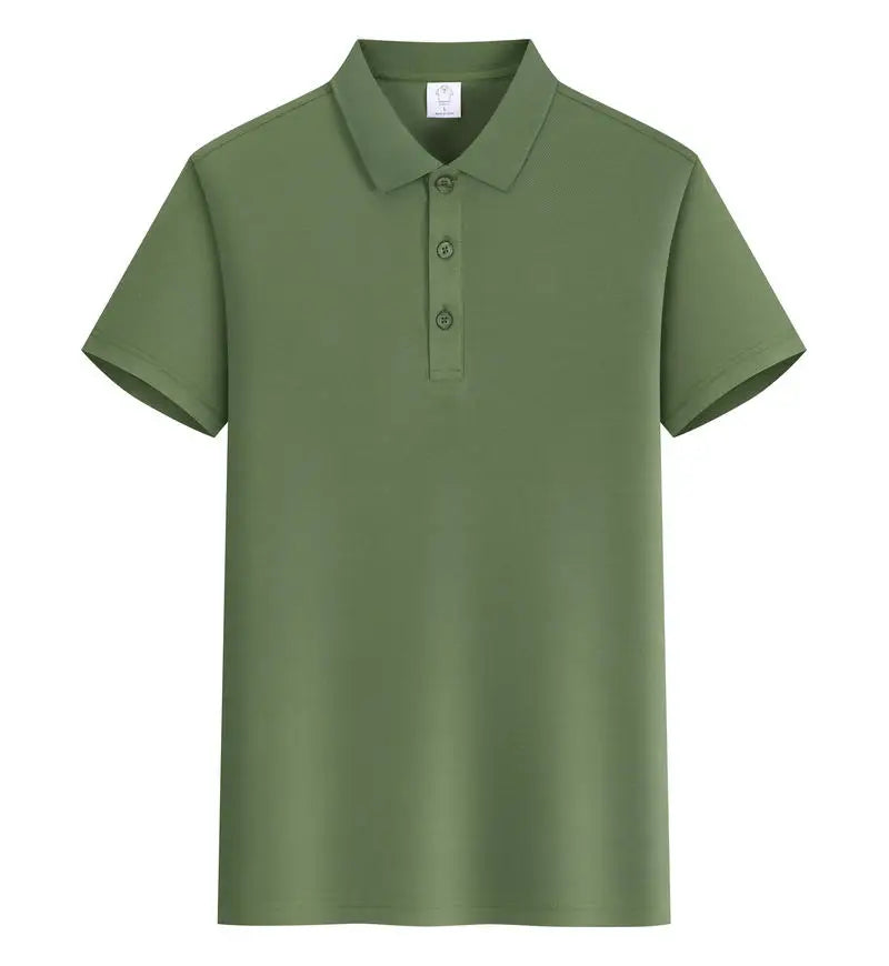 Polyester Knit Custom Printed Polo Shirt with Embroidery logo Business