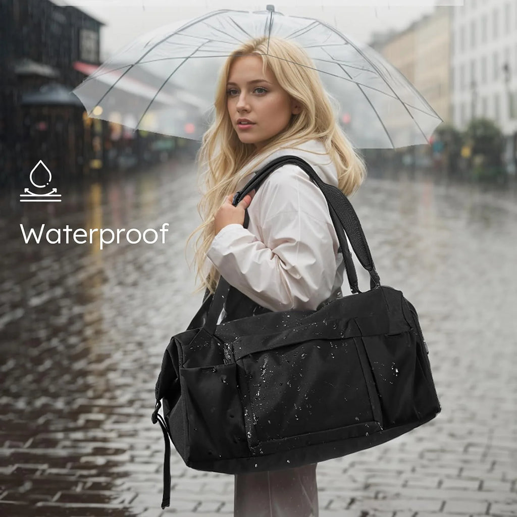 Nylon Coated Convertible Weekender Bag