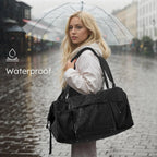 Nylon Coated Convertible Weekender Bag