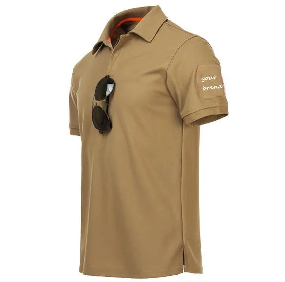 Custom Logo Quick Dry Breathable Men Training Shirt Athletic Top 170GSM Polyester Long Sleeve Safety Hoodie