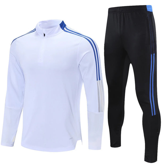 Custom 250gsm Polyester Spandex Heat Transfer Long Sleeve Suit for Club Soccer Training