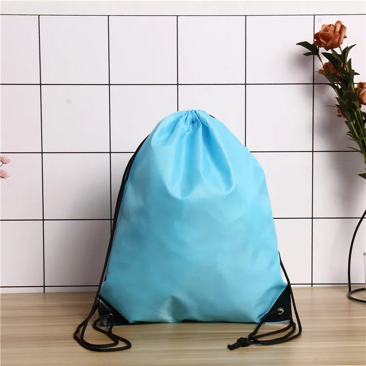 Nylon Sublimation Waterproof Drawstring Bag