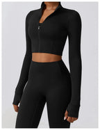 Nylon Spandex Double Knit Longline Sports Bra