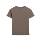 220GSM Cotton 3D Embossed Slim Fit Women Summer T Shirt | Wholesale High Logo Custom T