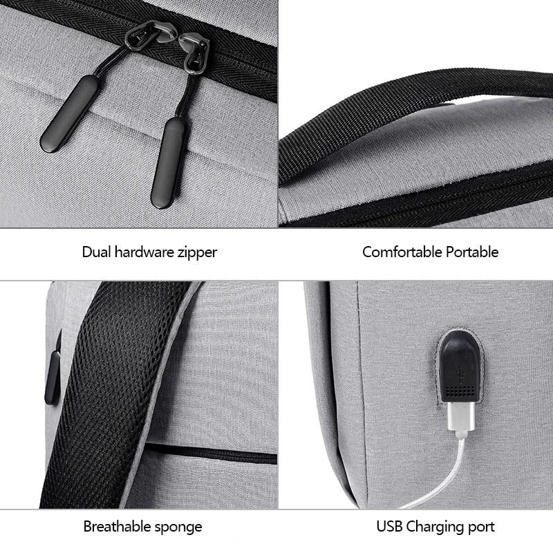 Nylon Coated Multi-Pocket Travel Backpack