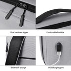 Nylon Coated Multi-Pocket Travel Backpack