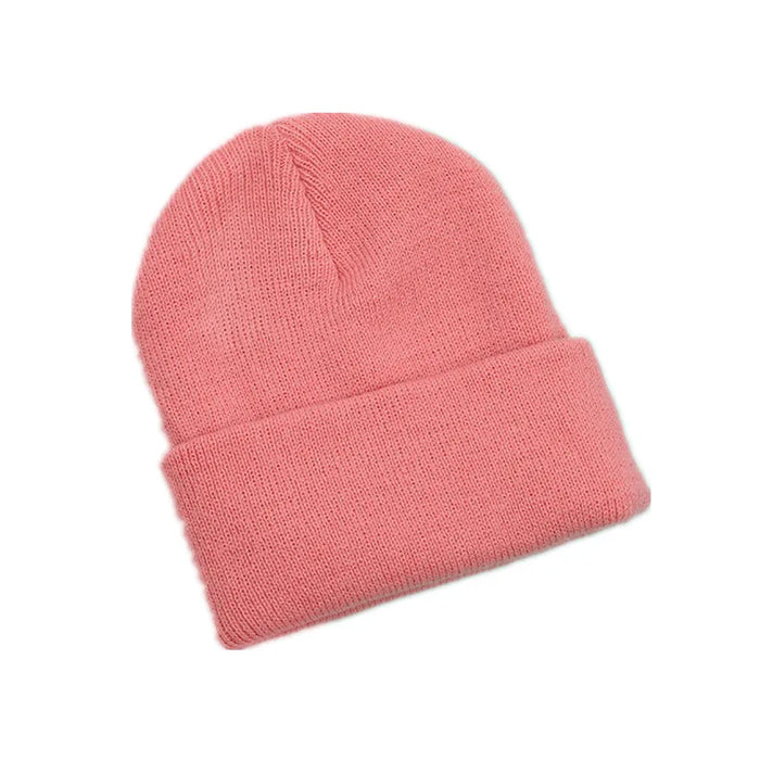 100% Acrylic Jacquard Fabric Custom Logo Striped Winter Ski Traveling Beanie Hats