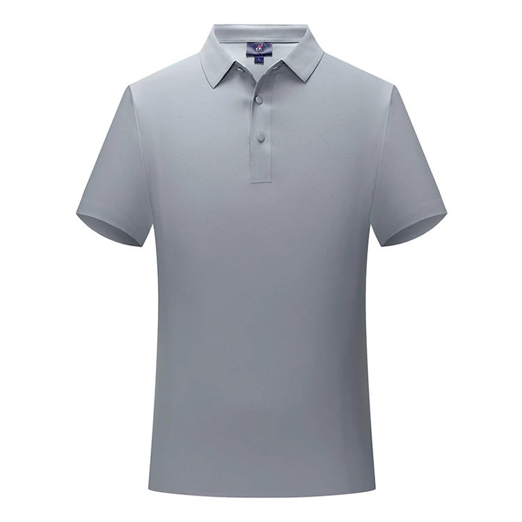 Premium Quality Custom Logo Polo Collar Shirt Nylon Spandex Plain Custom Polo Shirts for Men
