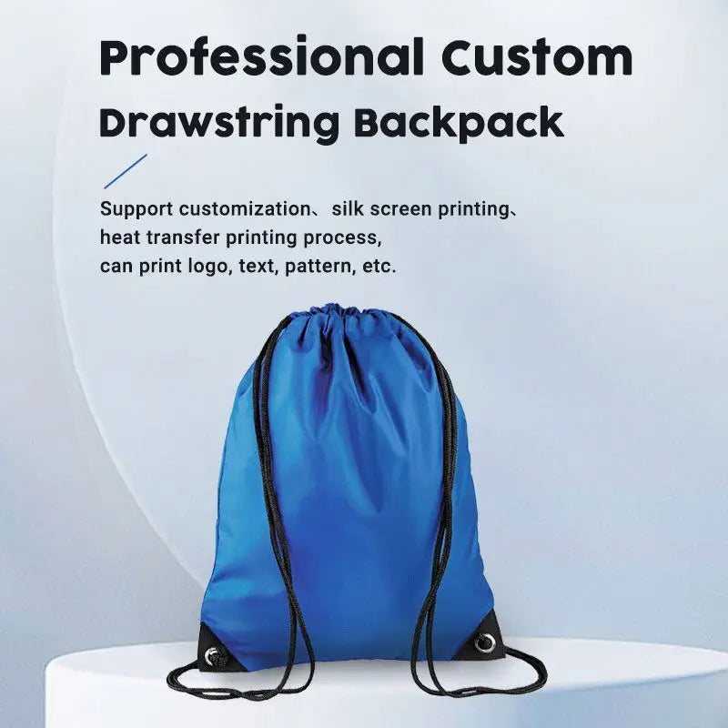 Nylon Sublimation Waterproof Drawstring Bag