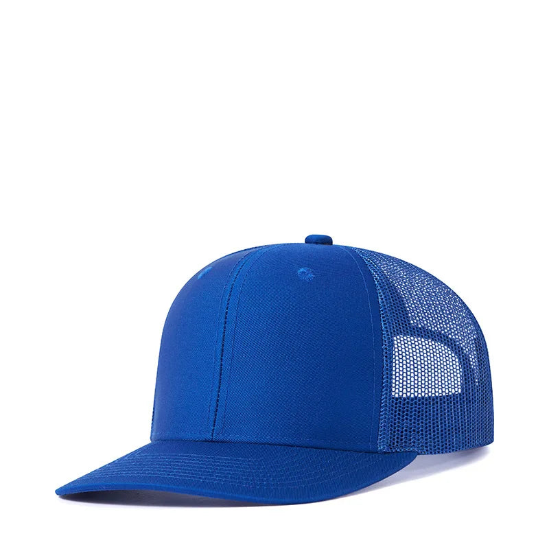 Bulk Cotton Mesh Customized Embroidery Patch Trucker Hats for Custom Gym Apparel