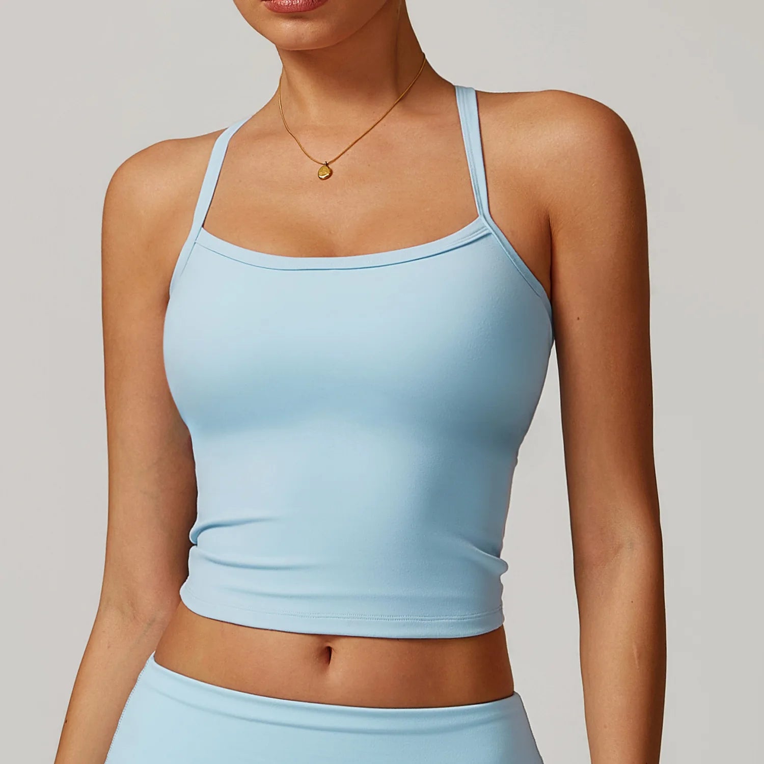 Nylon Spandex Interlock Knit Long Sleeve Workout Top