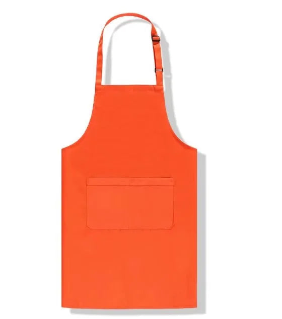 Heavy-Duty Canvas Cross-Back Kitchen Work Apron with Utility Pockets