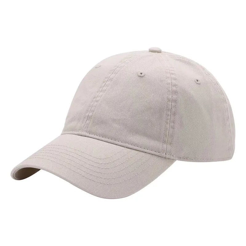 Custom Unstructured 6 Panel Plain Cotton Baseball Cap